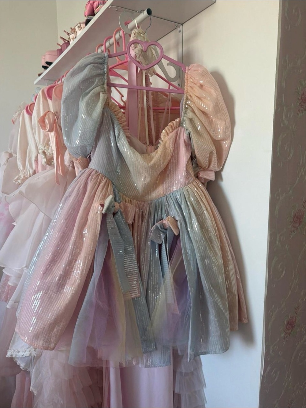 The Rainbowland Sequin Mini Dress FairyTong London dress - Picture 7 of 8